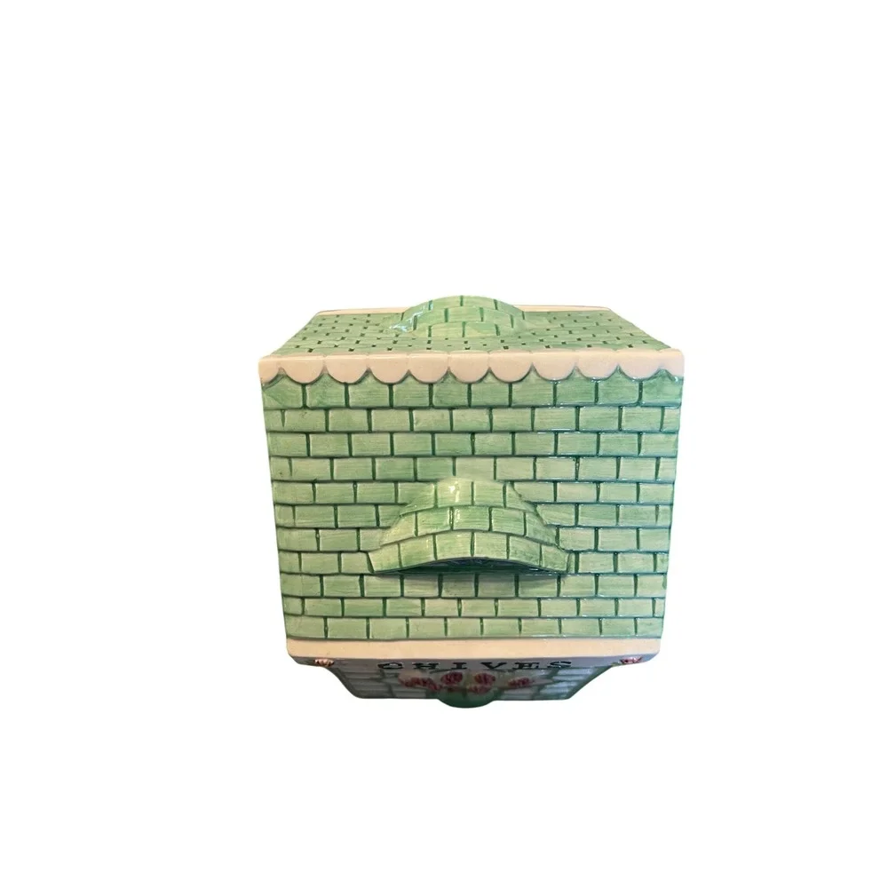 Certified International Herb Trellis‎ Canister Set Holly Holderman Greenhouse